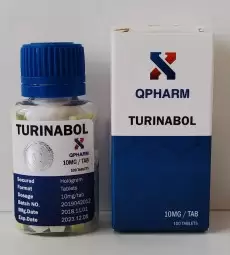 QPHARM TURINABOL 10mg/tab - ЦЕНА ЗА 100 ТАБ