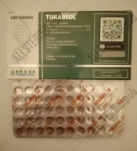 BIO TURABIOL 10mg/tab - цена за 100 таб